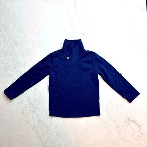 Shawl Collar Long-Sleeve Sweater-Fleece Pullover -Boys size 5 Jumping Be…